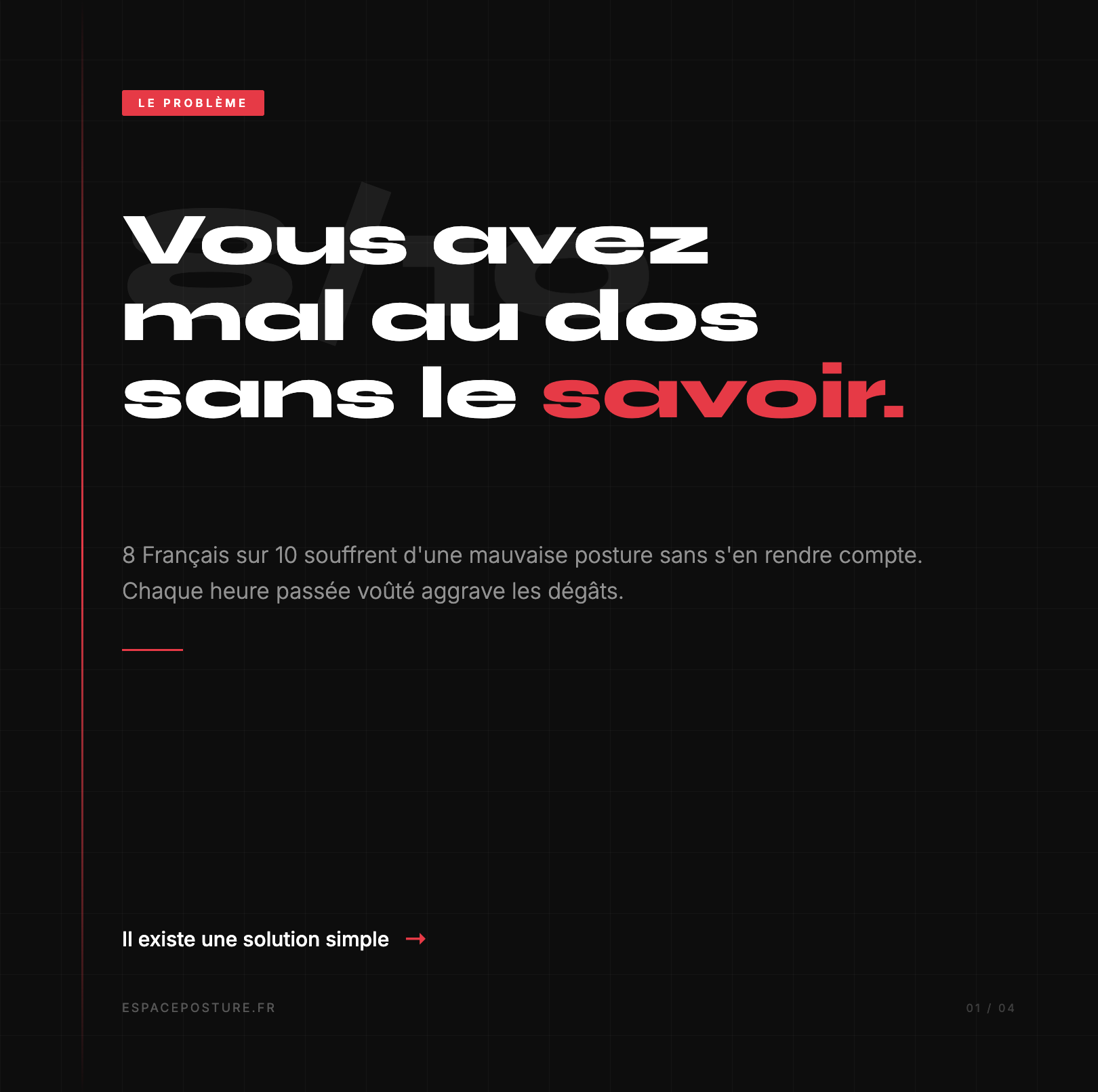 Correcteur de posture intelligent